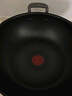 特福（Tefal）炒鍋有鈦不粘鍋家用炒菜鍋少油煙32cm炒鍋電磁爐燃氣灶通用炒鍋 曬單實(shí)拍圖