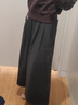 優(yōu)衣庫合作款/女裝打褶裙褲/高腰休閑褲褲子25秋冬新款479698 08 深灰色 S /155/64A 曬單實(shí)拍圖