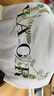 蘇愚100%純棉美式新中式花卉花環(huán)短袖T恤女夏季寬松潮牌上衣半袖男情 190克-白 L 建議110-125斤 曬單實(shí)拍圖