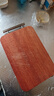 雙槍?zhuān)⊿uncha）烏金檀木整木菜板 百年齡砧板家用切菜案板抗菌實(shí)木菜板33*22*2.5 曬單實(shí)拍圖