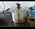 美廚（maxcook）湯鍋 304不銹鋼湯鍋湯煲24cm 加厚復合底 電磁爐通用MCT8220 曬單實(shí)拍圖