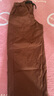 無(wú)印良品（MUJI）女式 絲光斜紋 寬版褲 褲子女款春秋款休閑褲 女裝 BEZ02C4A 棕色 L (165/70A) 曬單實(shí)拍圖