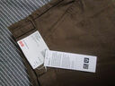 優(yōu)衣庫合作款/男裝寬松直筒長(cháng)褲/休閑褲褲子25秋冬新款479823 37 栗色 85 /175/84A 曬單實(shí)拍圖
