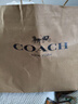 蔻馳（COACH）女包奢侈品女士單肩手提包經(jīng)典老花盒子包生日禮物送女友 新款CBQ35IMQRX卡其配黑色 曬單實(shí)拍圖