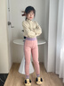 伊服酷姿冬季新款兒童保暖褲校服神器內搭中大童加厚女孩打底褲秋女童棉褲 粉色【親膚舒適  巨厚加絨】 2XL 【建議身高 155-160cm】 曬單實(shí)拍圖