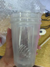 Blender Bottle蛋白粉搖搖杯運動(dòng)水杯 大容量塑料杯帶刻度健身便攜攪拌男士女生 經(jīng)典款V2灰色600ml 曬單實(shí)拍圖