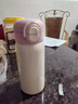 希樂(lè )（cille）迷你保溫水杯女士小學(xué)生316不銹鋼瓶高顏值吸管兒童便攜口袋杯子 草莓奶粉【316內膽/雙飲】350ml 曬單實(shí)拍圖