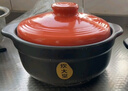 炊大皇 大容量砂鍋燉鍋家用耐高溫陶土沙鍋明火燃氣陶土煲煮粥煲石鍋 【贈1.1L】橙蓋砂鍋 3.3L 曬單實(shí)拍圖