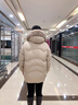 皮爾卡丹（pierre cardin）兔毛皮草外套女短款小個(gè)子派克服可拆卸內膽真毛皮草外套加厚 黑色 L 125-135斤 曬單實(shí)拍圖