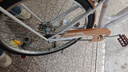 永久（FOREVER）自行車(chē)通勤車(chē)自行車(chē)學(xué)生單車(chē)自行車(chē)通勤自行車(chē)女士自行車(chē) 白 【升級加厚鞍座-加粗后衣架】 單速26寸【適合155-175cm】 曬單實(shí)拍圖
