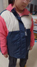 ASK JUNIOR女童棉服冬中長(cháng)夾棉加厚保暖兒童連帽風(fēng)衣外套棉衣 粉色 170  曬單實(shí)拍圖