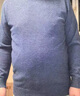 恒源祥男士毛衣秋冬新款半高領(lǐng)純色含羊毛寬松休閑針織長(cháng)袖男保暖打底衫 中花灰  高檔精品品質(zhì)男裝 4XL 190【建議185-200斤穿】 細膩親膚舒適 曬單實(shí)拍圖