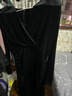 儷韻小屋（LiYunHouSe）高級金絲絨連衣裙2024新款收腰顯瘦洋氣長(cháng)款秋季長(cháng)袖 黑色長(cháng)款 XL 建議120-130斤 曬單實(shí)拍圖
