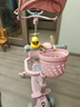 巴比特兒童滑板車(chē)1到3歲新款女孩男孩寶寶折疊三合一滑滑溜溜踏板車(chē)禮盒 紅粉佳人-遮陽(yáng)棚護欄坐墊萬(wàn)向輪 曬單實(shí)拍圖