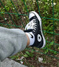 匡威（Converse）官方 莫爾登All Star帆布運(yùn)動(dòng)休閑板鞋黑色A00811C A00811C 43 曬單實(shí)拍圖