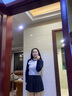 優(yōu)衣庫女裝柔軟羅紋撞色圓領(lǐng)T恤/長(cháng)袖插肩袖內搭25秋冬新款481438 69 藏青色 L /160/88A 曬單實(shí)拍圖