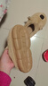 利達妮（TZLDN）卡皮巴拉兒童棉拖鞋女童6-12歲冬季室內家用保暖加絨可愛(ài)拖鞋男孩 曬單實(shí)拍圖
