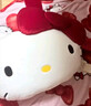 野獸派家居（tbh）三麗鷗Hello Kitty二合一法蘭絨抱枕毯空調毛毯午睡毯車(chē)載靠枕毯 曬單實(shí)拍圖