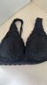 維多利亞的秘密 楊冪田曦薇同款 格蕾絲純欲柔軟文胸法式吊帶細肩帶內衣背心上衣 54A2黑曜石-背心款 L 曬單實(shí)拍圖