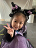 G.DUCKKIDS小黃鴨童裝庫洛米公主裙女童連衣裙秋冬款兒童裙子加厚斗篷蓬蓬裙 黑色單裙子 150 尺碼11~12歲【140-150cm】 曬單實拍圖