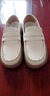 斷碼真皮單鞋女春秋新款厚底護士鞋女軟底不累腳工作鞋 米白色 38 曬單實(shí)拍圖