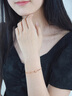 梵哲詩(shī)正品小蠻腰玫瑰金色輕奢手鐲子手鏈女士送老婆生日禮物女生情人節 【空運次日達】小蠻腰手鐲 曬單實(shí)拍圖