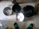 半球304不銹鋼電壓力鍋家用0涂層無(wú)涂層多功能智能預約燜煮燉鍋大容量壓力鍋小型316母嬰級高壓電飯煲 5L 雙膽（304鋼膽+黑晶膽） 曬單實(shí)拍圖
