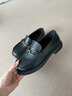 斷碼清倉真皮小皮鞋女鞋平底軟底黑色一腳蹬樂(lè )福鞋平底單鞋 39 曬單實(shí)拍圖