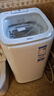 海爾洗衣機小型3.3公斤迷你嬰兒寶寶內衣兒童洗衣機95℃燙燙洗除菌免清洗全自動(dòng)波輪洗衣機國家補貼 R500冰雪白-免清洗3.3公斤全不銹鋼內筒 曬單實(shí)拍圖