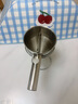 捷熠章魚(yú)小丸子漏斗分液器手持式分量漏斗不銹鋼面糊蛋液雞蛋仔工具 不銹鋼魚(yú)丸漏斗(大號8mm孔) 曬單實(shí)拍圖