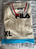 FILA 斐樂(lè )官方男士針織長(cháng)袖外套2025夏季新款舒適簡(jiǎn)約休閑棒球服 云白-WT XL 180/100A/XL 曬單實(shí)拍圖