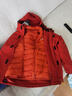 拓路者朱雀硬殼沖鋒衣女三合一羽絨外套戶外登山滑雪鵝絨服連帽夾克上衣 曬單實拍圖