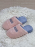 樸西澳羊毛冬季保暖女士楓月棉拖鞋舒適百搭家用防滑小兔絨情侶棉拖鞋 淺粉 37-38 曬單實(shí)拍圖