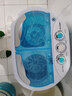 奧克斯（AUX）洗+脫共4.2公斤家用寶寶嬰兒衣物用半自動(dòng)小型宿舍內衣褲洗襪用迷你雙桶洗衣機XPB22-1288S透明藍 曬單實(shí)拍圖