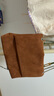 CHARLES&KEITH25秋新品大容量仿麂皮簡(jiǎn)約腋下包女生日禮物CK2-20271514-1 Sienna Brown赭石棕 L 曬單實(shí)拍圖