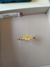 六福珠寶足金梔子花黃金戒指女戒活口戒送禮 計價(jià) G01G0034DS 2.37克(含工費175元) 曬單實(shí)拍圖