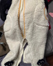巴拉巴拉巴拉巴拉連體衣嬰兒秋冬裝外出寶寶抱衣哈衣爬服珊瑚絨萌 奶白10501 80cm 曬單實(shí)拍圖