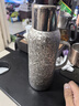 JRINKTEEA日本品牌高檔純鈦保溫壺戶(hù)外燜茶壺泡茶壺家用旅游車(chē)載水瓶禮盒裝 AsvinTi旅游壺冰花銀 900ml 曬單實(shí)拍圖