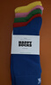 Happy Socks女男秋冬款白色黑色穿搭襪子棉襪中筒襪5雙裝 高飽和 5雙 M 36-40 曬單實(shí)拍圖