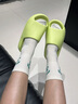 阿迪達斯Yeezy SLIDE蘋(píng)果椰子男女夏日清涼運動(dòng)拖鞋HQ6447UK538 曬單實(shí)拍圖