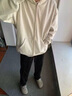 JEEP SPIRIT休閑褲男士商務(wù)小西褲通勤西裝褲彈力修身抗皺長褲子男黑色XL 曬單實(shí)拍圖