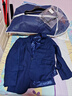 羅蒙兒童西裝套裝帥氣男童花童主持人禮服男孩鋼琴演出服 藏青色 150 曬單實(shí)拍圖
