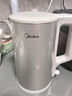 美的（Midea）電熱水壺燒水壺 316L食品級不銹鋼內膽 1500W功率0涂層電水壺 內外雙鋼 1.7L大容量MK-SHM1730-PRO 曬單實(shí)拍圖