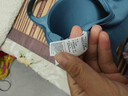 耐克NIKE運動(dòng)內衣女中度支撐MED SPT BRA運動(dòng)內衣 DX6822-006藍色 XL 曬單實(shí)拍圖