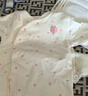 七采雛菊【褲腿可開(kāi)】春秋嬰兒套裝純棉新生兒貼身衣服偏襟寶寶秋衣褲打底 粉紅色 常規 粉色四葉草-偏扣套裝 90 （23-27斤合適） 曬單實(shí)拍圖