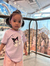 戴維貝拉（DAVE＆BELLA）小童套頭衫寶寶綿羊毛毛衣冬裝洋氣女童衣服兒童長(cháng)袖上衣秋冬新款 珍珠粉【現貨】 100 cm（建議身高90-100cm） 曬單實(shí)拍圖