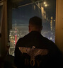 BOY LONDON【月光之城】潮牌龍年情侶款外套老鷹印花夾克 N23009 黑色 L 曬單實(shí)拍圖
