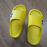 巴布豆兒童拖鞋男女童寶寶軟底居家浴室夏季涼拖鞋 黃色 150碼 曬單實(shí)拍圖