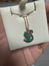 施華洛世奇（SWAROVSKI）  SWAN PAVE 天鵝項鏈女 綠色 5650067 曬單實(shí)拍圖