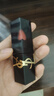 圣羅蘭（YSL）黑管鏡面愛心唇釉416口紅滋潤(rùn)顯色化妝品生日禮物送女友 曬單實(shí)拍圖